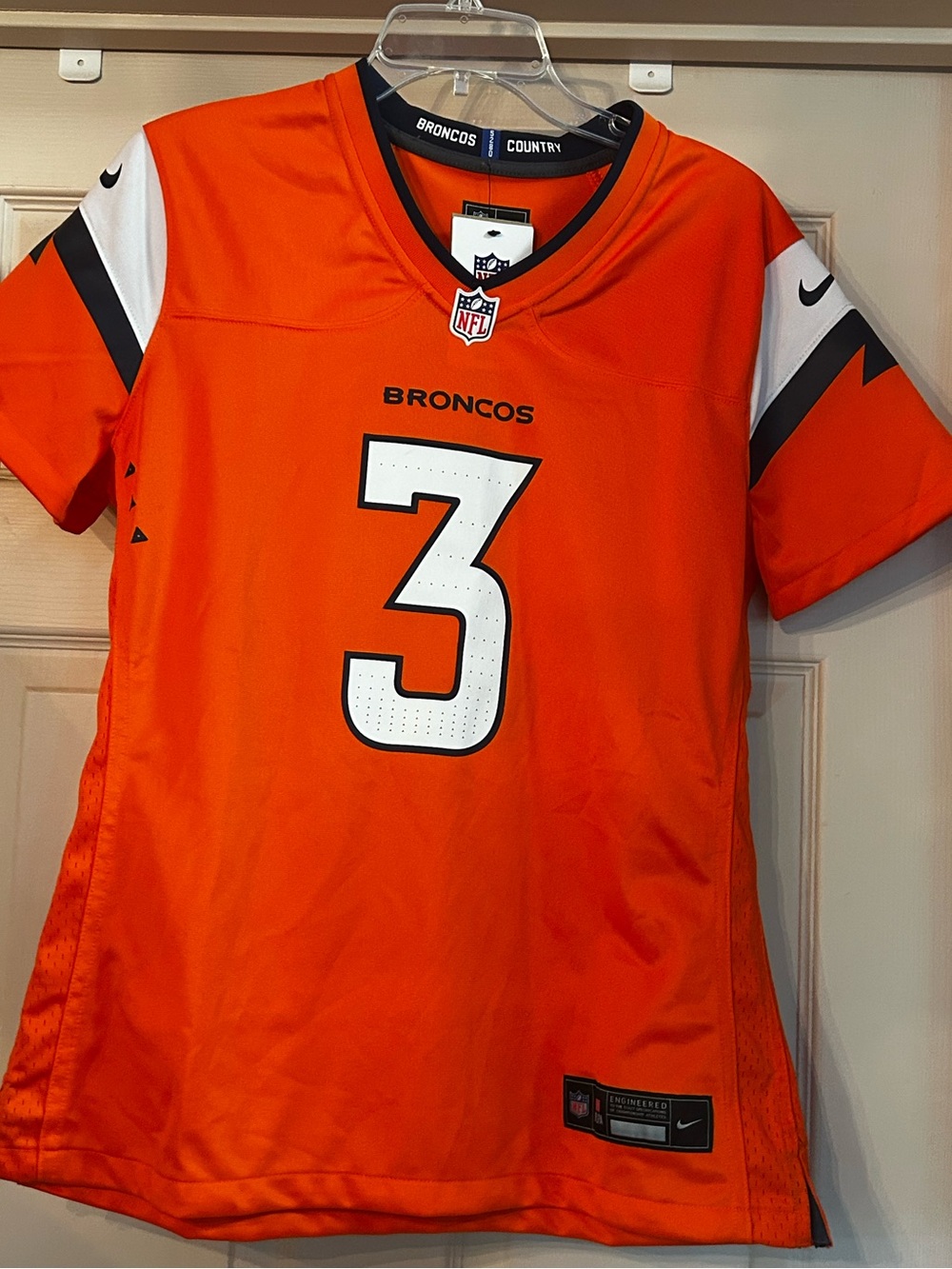 NWT Nike NFL Denver Broncos Women’s Large Football Jersey #3 Wilson